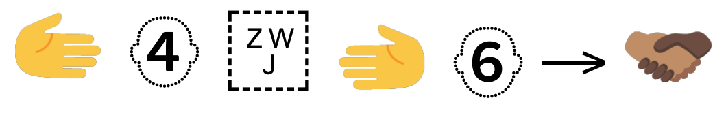 ZWJ multi-person shaking-hands sequence