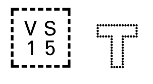 Text presentation-style selector