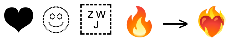 ZWJ heart-on-fire sequence